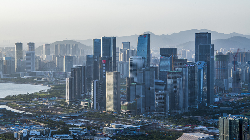 圖為深圳前海城市風(fēng)光。